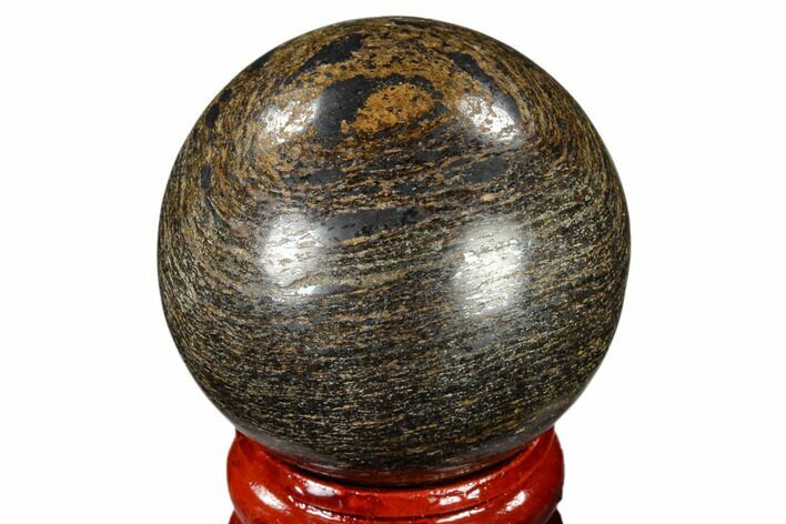 Polished Bronzite Sphere - Brazil #115976